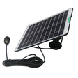 Black 5W three-pin camera solar panel