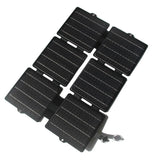 Black folded solar charger