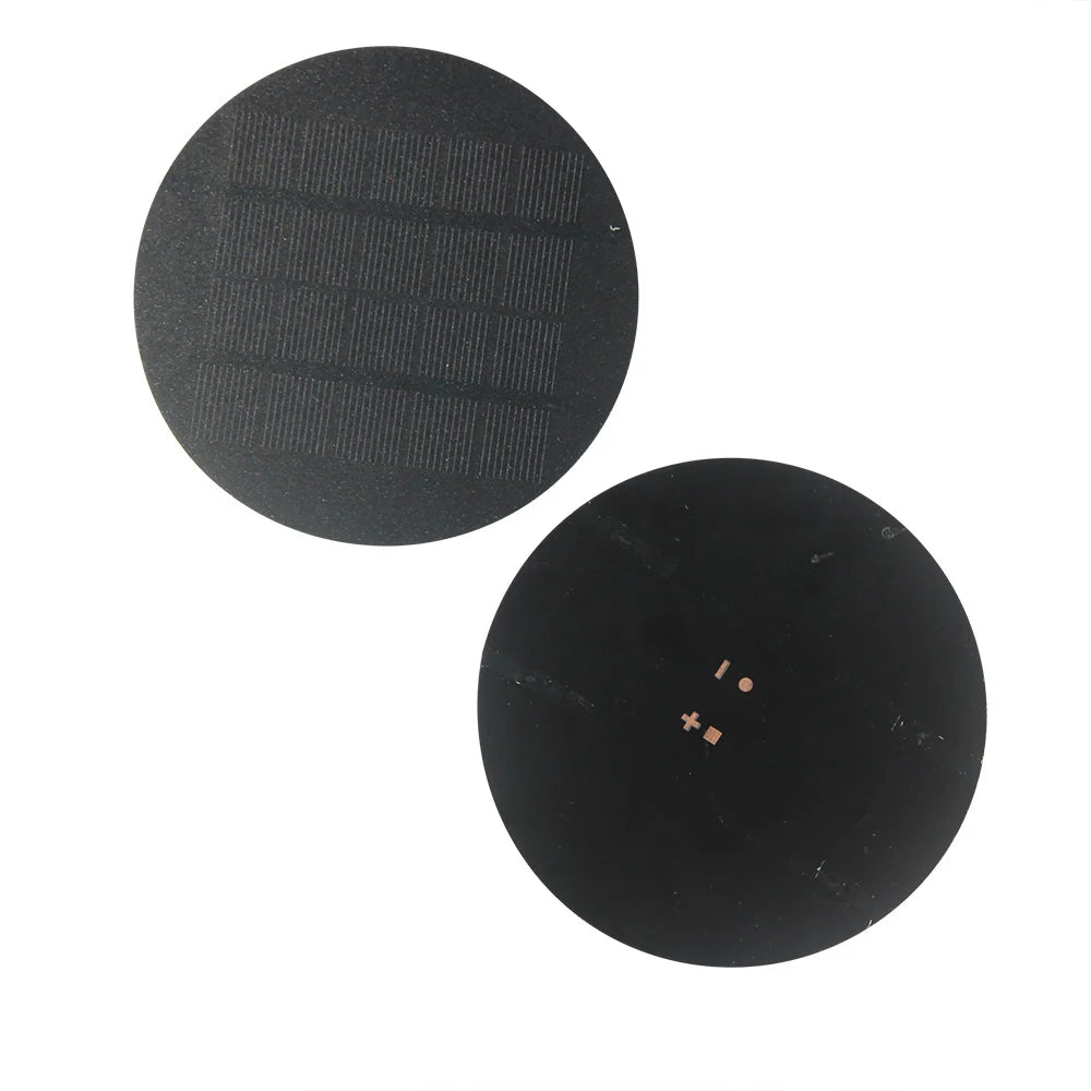 Circular panel on white background
