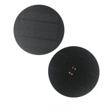 Circular panel on white background