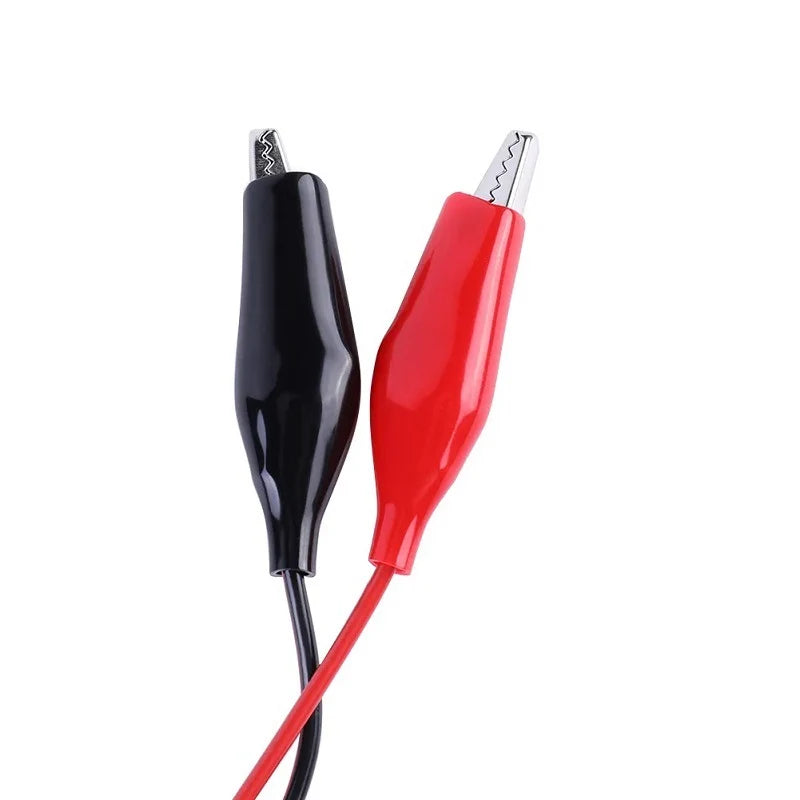Close-up of clip connectors