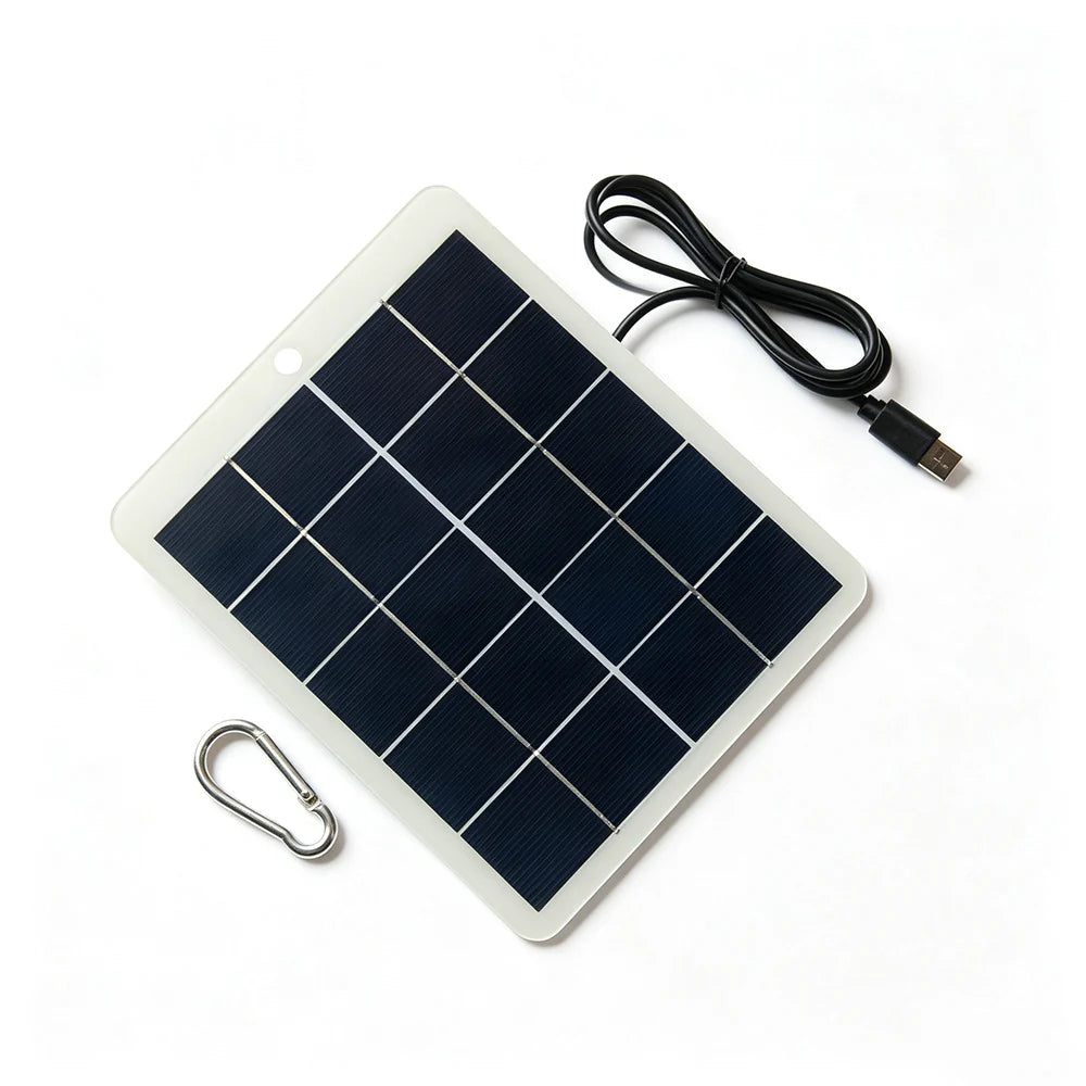 Panel, cable and included carabiner