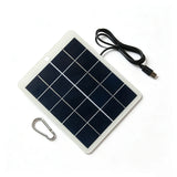 Panel, cable and included carabiner