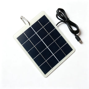 3W white USB-C panel with attached carabiner