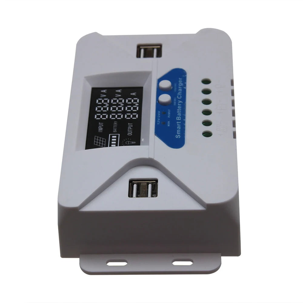 Controller angled LCD and USB ports
