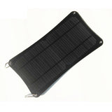 Flexible front edge of ETFE panel