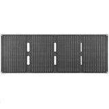 Four monocrystalline panels opened flat