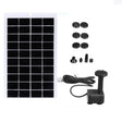 4W solar fountain kit with panel, pump and fittings