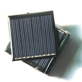 Front of small polycrystalline panel