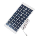 4.5W USB-C solar panel with white cable