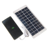 Phone charging example with the solar panel