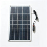 Panel with car plug lead