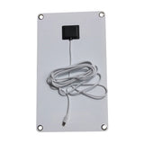 Rear of 10W panel and cable junction box