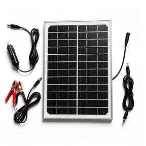 Rear of framed solar panel
