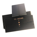 Rear of slim solar panel stack
