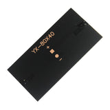 Rear pads marked 80 × 40mm