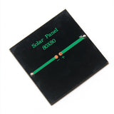 Rear solder pads and 80 × 80mm marking