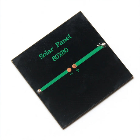 Rear solder pads and 80 × 80mm marking