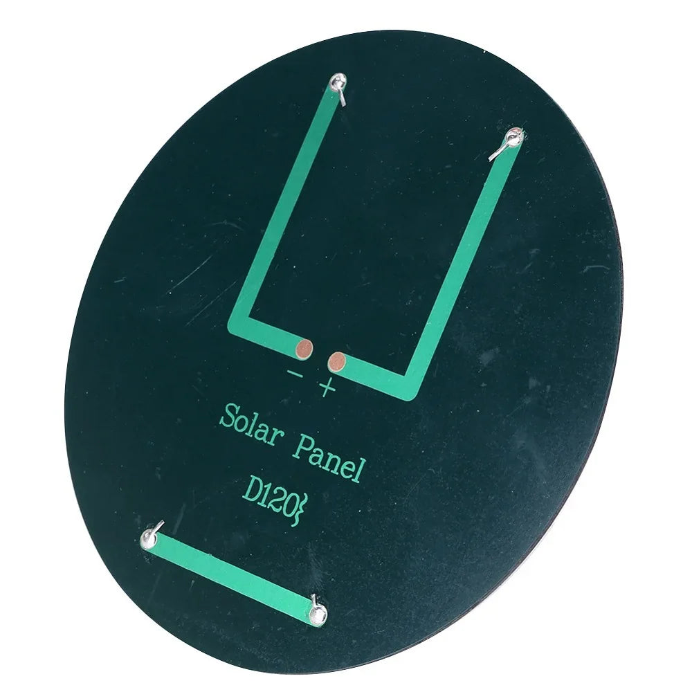 Round polycrystalline solar module