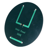Round polycrystalline solar module