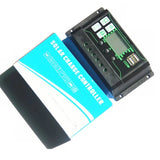 Side terminal view of black controller