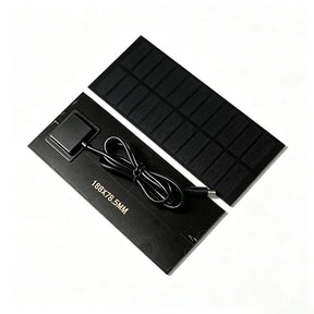 Front and rear views of the 2.5W panel