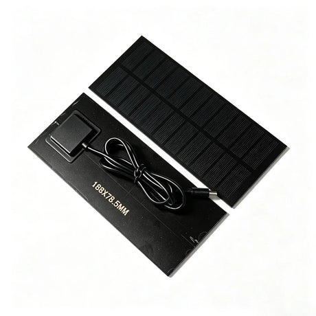 Front and rear views of the 2.5W panel