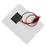 Panel rear and alligator clip wiring