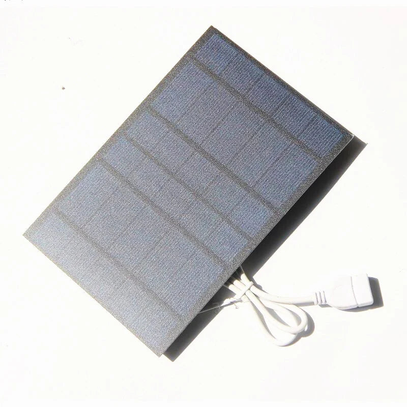 2.5W solar panel with USB lead