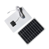 Front and rear construction of the solar camera panel