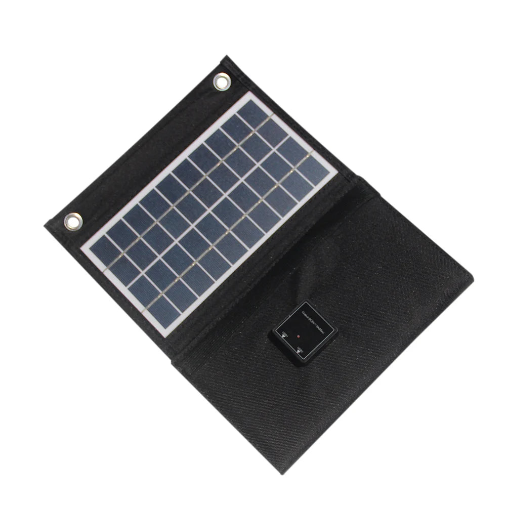 Partly folded panel and dual USB module