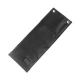 Black fabric rear of the solar charger
