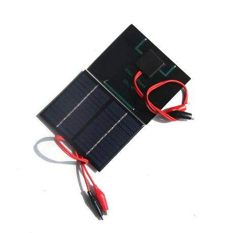 Front and rear of the 115 ×90mm solar panel