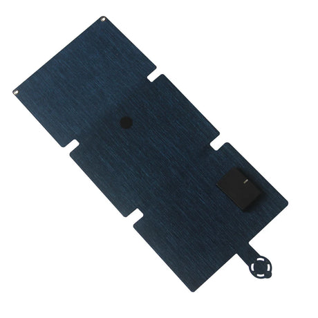 Three-fold charger partially closed