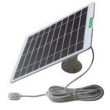 White 5W three-pin camera solar panel
