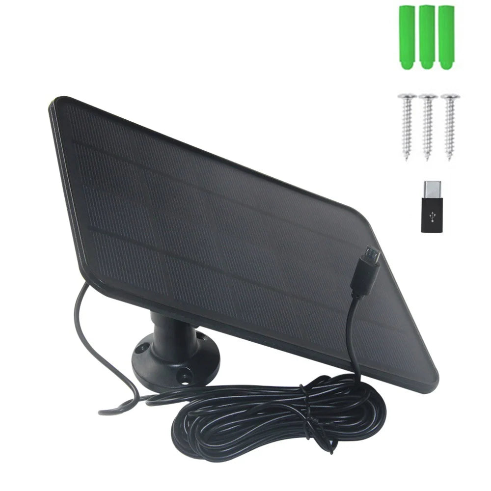 White 6W camera panel with cable