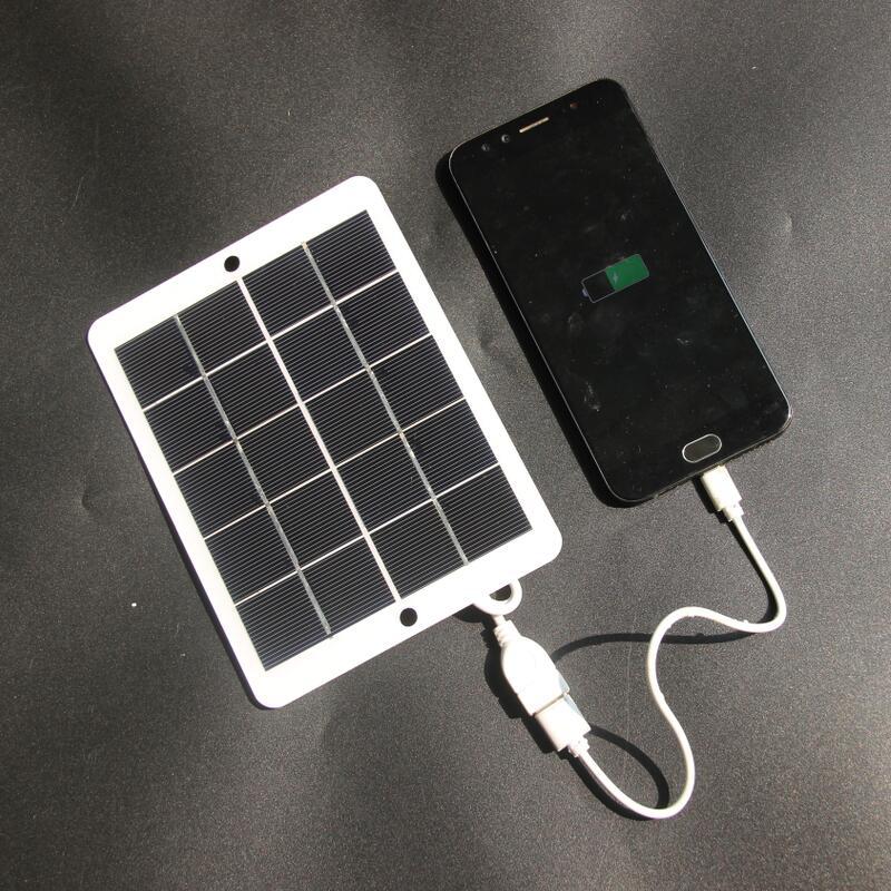 Panel connected to a phone; phone and device cable not included