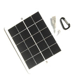 Panel, attached lead and one carabiner