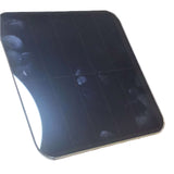 Front view of the panel with surface reflections highlighting tempered glass lamination.