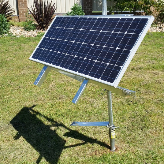 solar panel ground pole mount