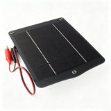 Angled view of the 5V solar panel cell surface
