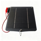 5V panel with reinforced attachment hole and carabiner