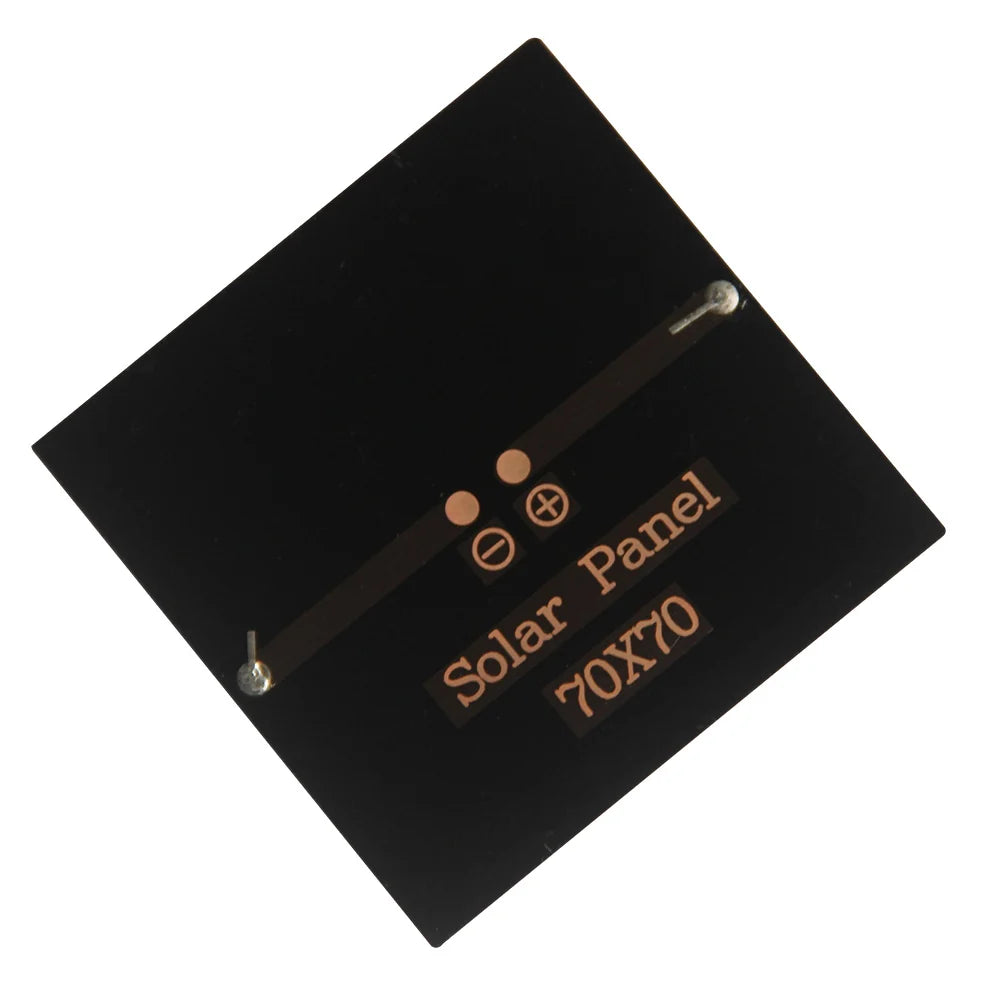 Rear pads and polarity marks on the 70mm module