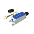 Outdoor PoE surge protector with cable gland and grounding lead