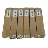 Packaging for 1/6-cut 125 mm cells, six labeled cartons.