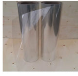 Two upright rolls of PET solar panel backsheet film