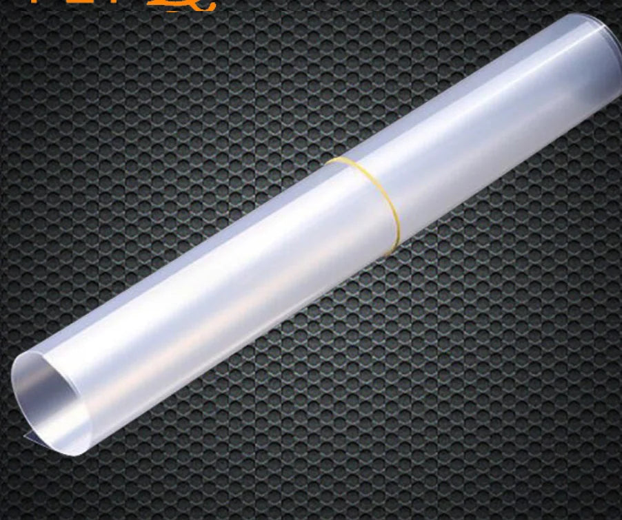 PET solar panel backsheet roll opened to show the film sheet