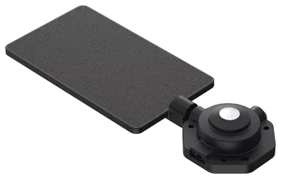 Sensor cable harness with inline connector and probe for backsheet temperature.