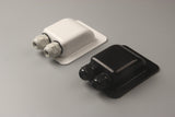 White and black solar cable entry gland color comparison