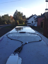 Solar cable entry gland roof installation scene